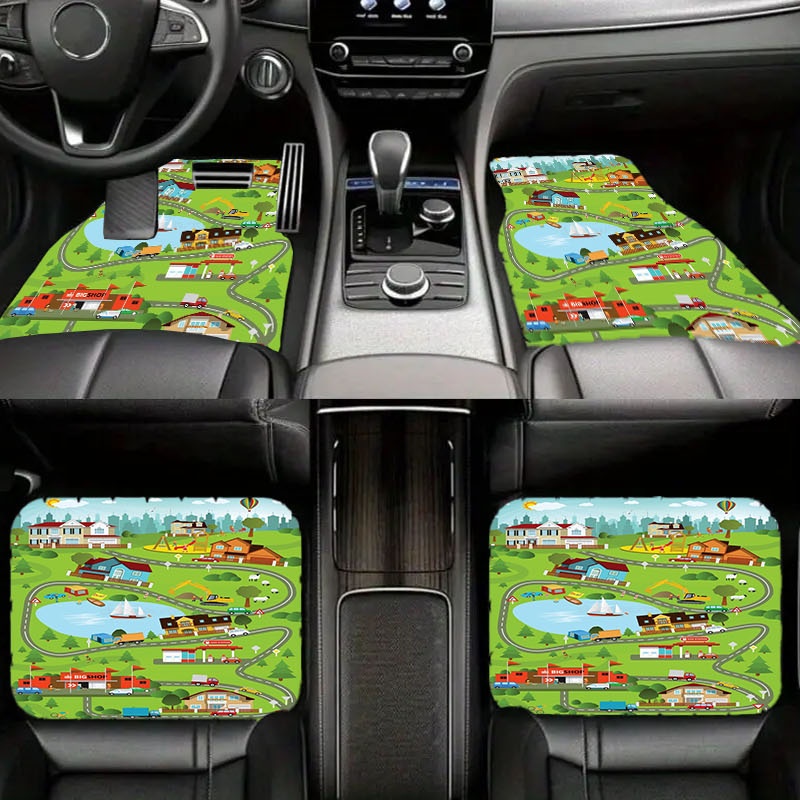 Luxury Lifestyle Cars - Set di 4 Tappetini per Auto