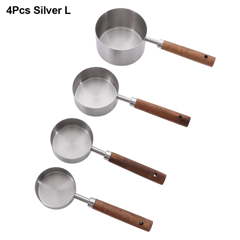 Gold Cutlery Flatware - Set di 4 Cucchiai Dosatori in