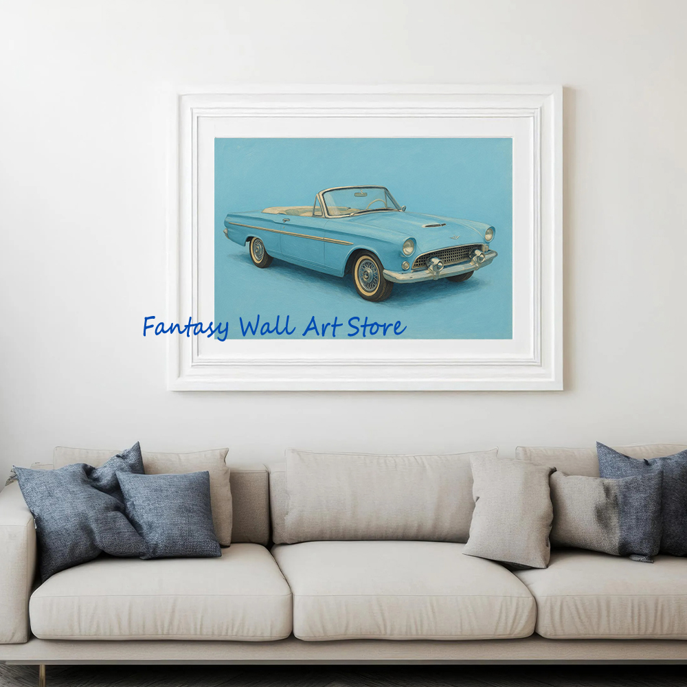 Poster Illustrazione Auto Vint - Luxury Lifestyle Cars recensione e prezzo
