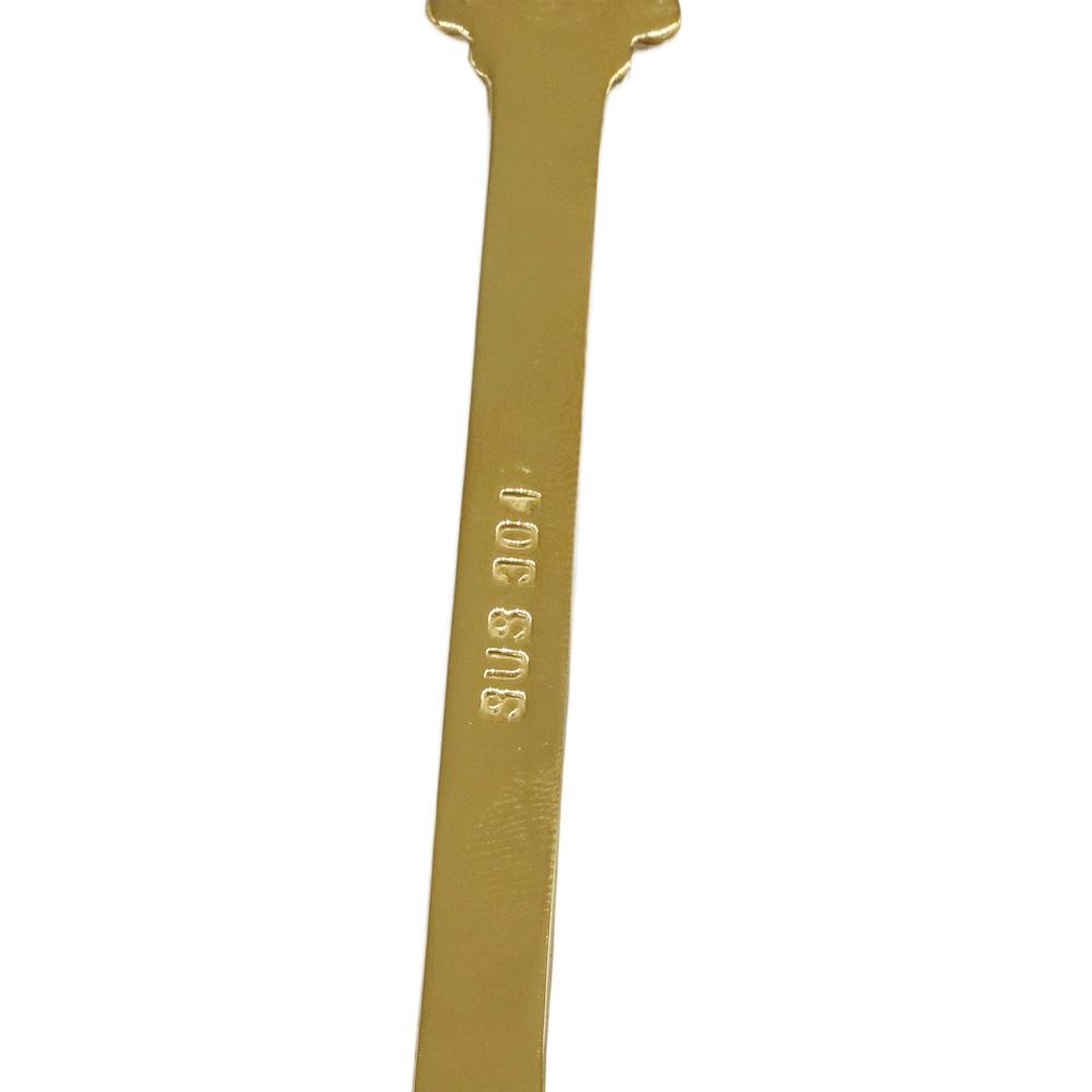 Grazioso Cucchiaino da Tè a Fo - Gold Cutlery Flatware recensione e prezzo
