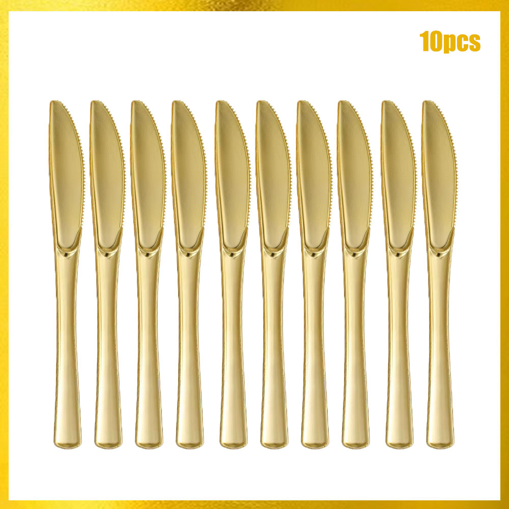 Set di posate usa e getta in o - Gold Cutlery Flatware recensione e prezzo
