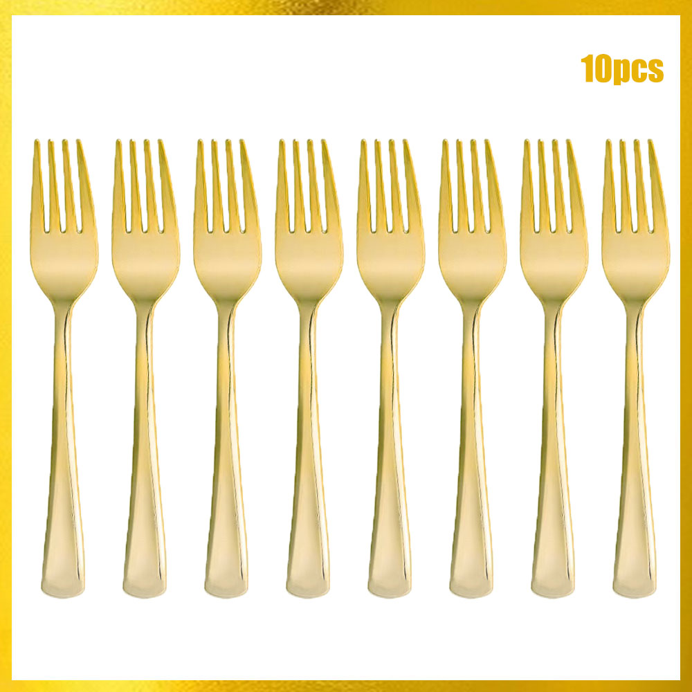 Set di posate usa e getta in o - Gold Cutlery Flatware recensione e prezzo